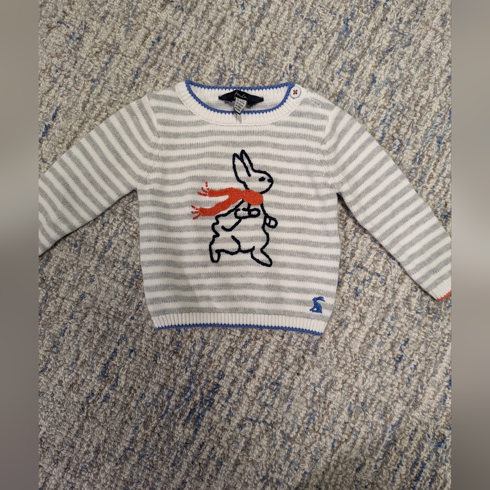 Joules Sweater 0-3m bunny fall